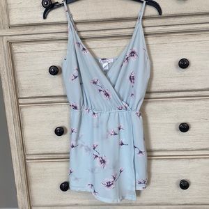 Cute romper with dress flap front